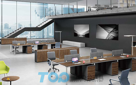 办公室家具3D设计效果图2