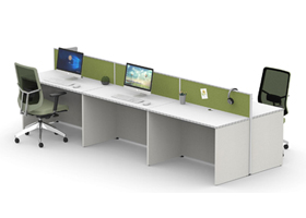 GZP30员工空间屏风办公桌系列